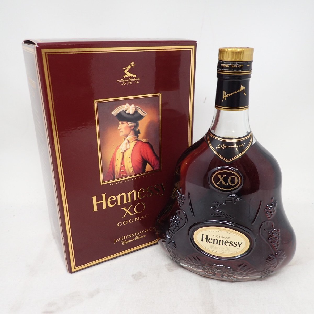 ヘネシーXO クリアボトル 金キャップ 700ml Hennessy【CC】 XO