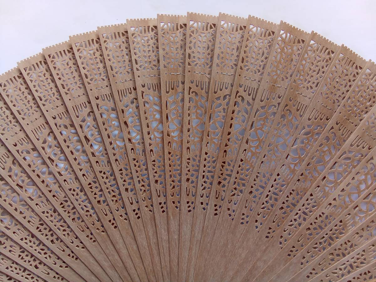 ☆送210円 宮脇賣扇庵 白檀扇子 20cm しっかり香ります 美也古扇 京