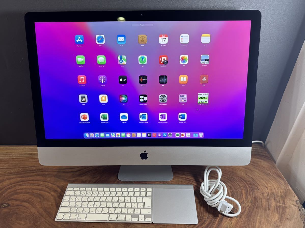 マイケルバング　ヴィンテージ器　４つ 訳あり」Apple iMac Retina 5K 27inch 2015/CPUi5 3.2GHZ/32GB/SSD1TB+