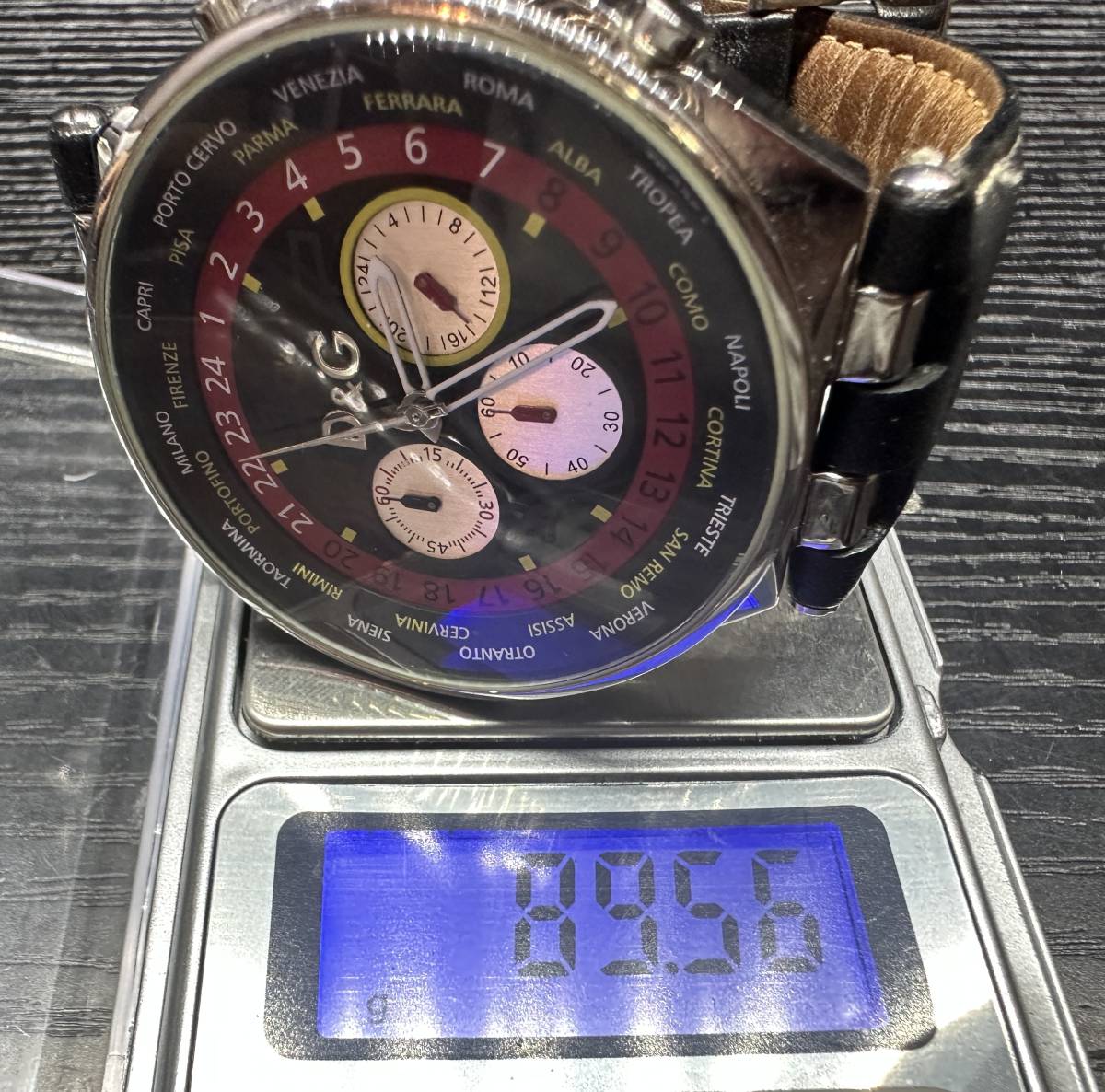 腕時計 D&G TIME 10 ATM WATER RESISTANT ALL STAINLESS STEEL 
