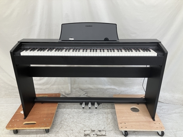 美品 カシオ 電子ピアノ PX-770BK 2019年製 88鍵盤 椅子 引取限定 