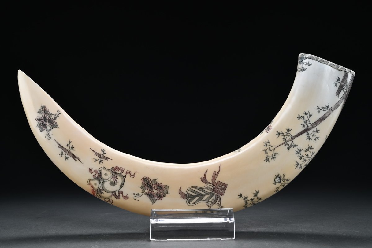 時代物 白材芯料 一本珍材和彫 極細工 古置物 古美術 古美味 時代物