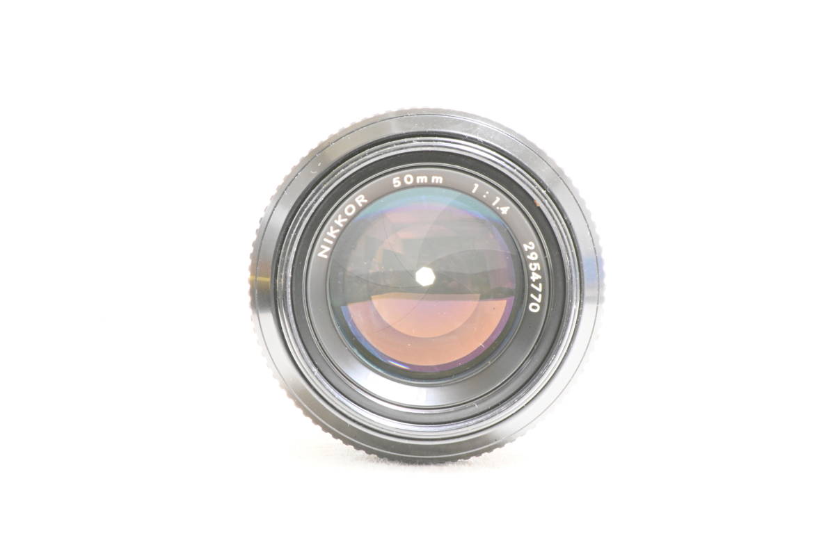 ジャンク Nikon F アイレベル 及び 非Ai Nikkor 50mm F1.4 Fマウント