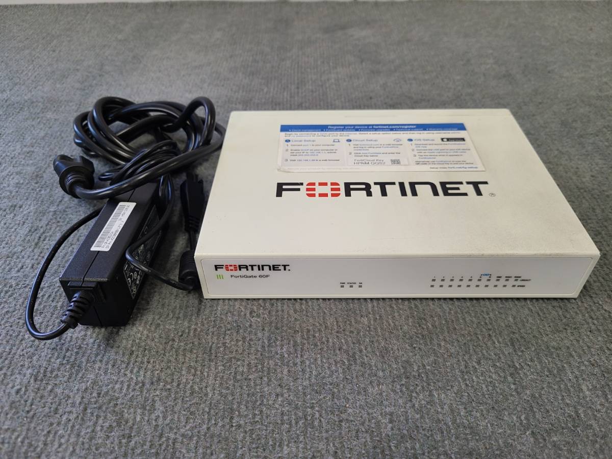 FG-60F Fortinet FortiGate v7.6.4 Plus 初期化 Fortinet Fortigate FG