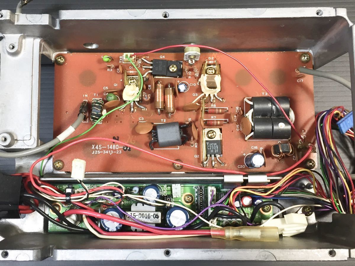 8/12土曜ま TS-850V 10W FINAL UNIT ジャンク ファイナルユニット X45-1480-01 2SC2509 ×2 ...