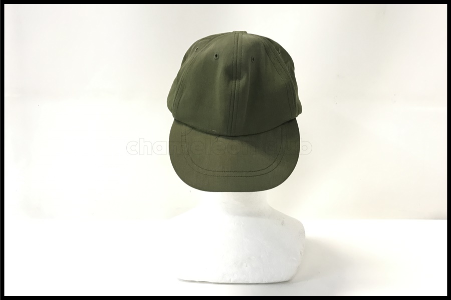 日本陸軍 古鷹屋製将校用綿製略帽+鬼塚堂帽 日本軍 陸軍将校略帽 古鷹