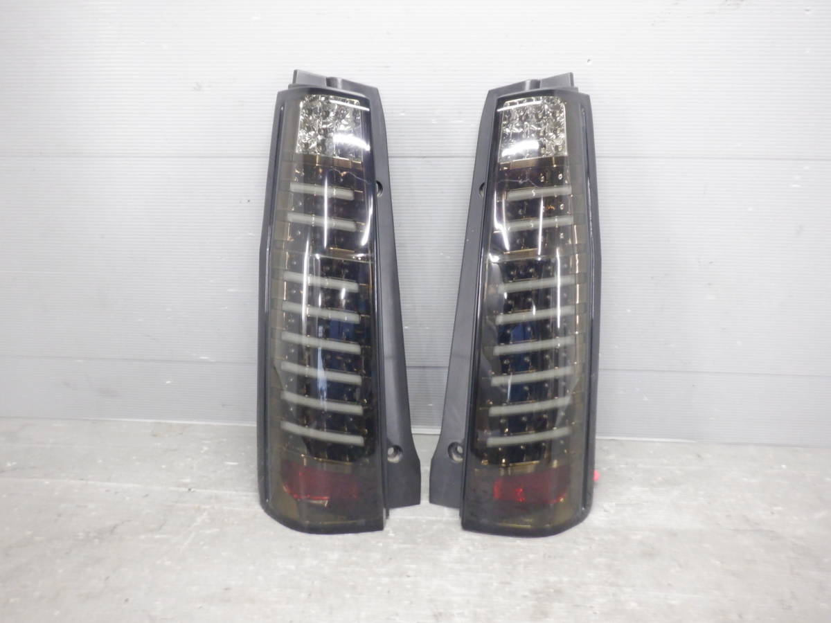 即決　H19年 MH22S ワゴンR スティングレーX　社外 ジュエル VALENTI LED テールランプ スモークタイプ 左右 セット /16【5-23371】80641