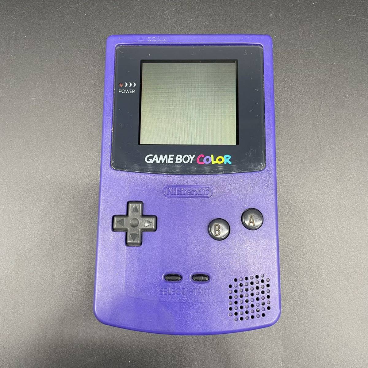1円スタート【動作品】任天堂 ゲームボーイカラー パープル ソフト4本 