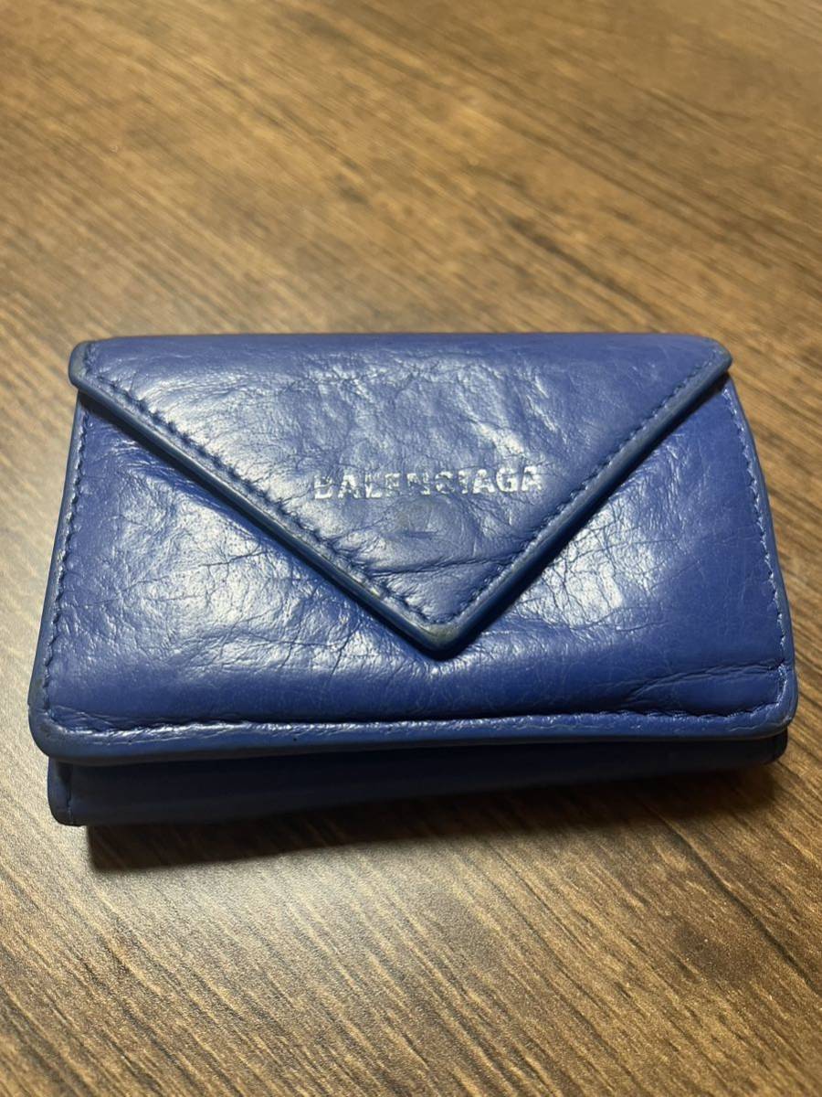 BALENCIAGA バレンシアガ ペーパー BALENCIAGA /バレンシアガ /ペーパーミニウォレット /カードケース