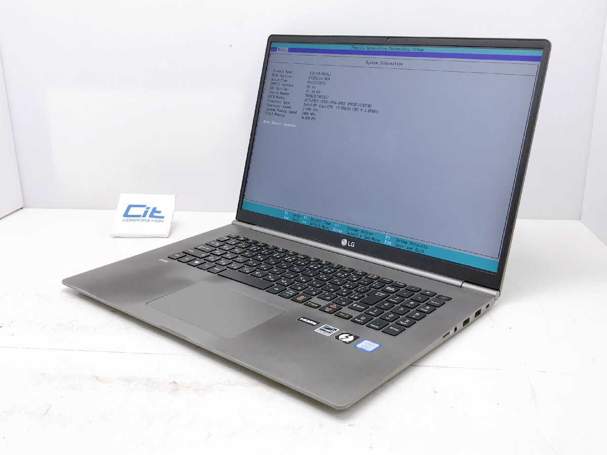 LG gram 17Z990-VA55J 17インチ 24GB化 ケース付き 17.0インチ