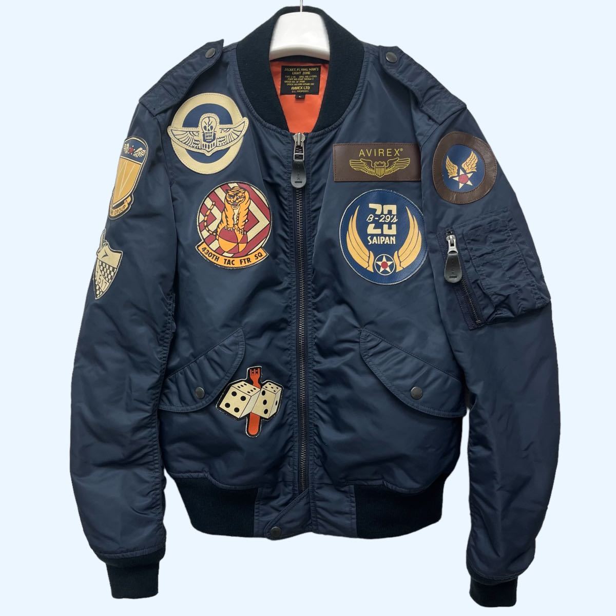 AVIREX / アヴィレックス L-2A フライトジャケット MA-1 ブルゾン
