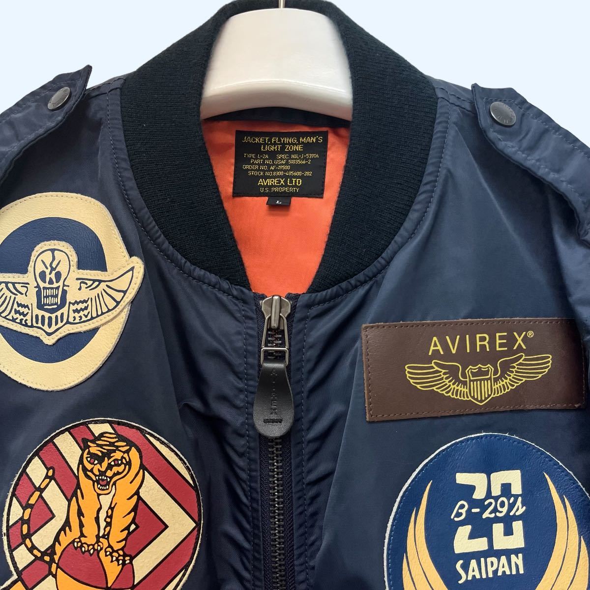AVIREX / アヴィレックス L-2A フライトジャケット MA-1 ブルゾン 