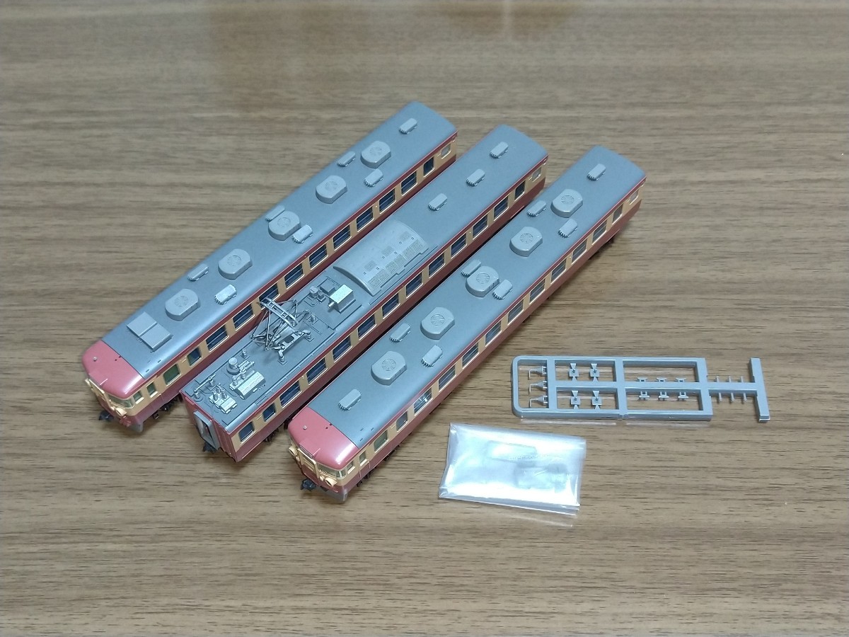 2025，本物保証 【中古品】TOMIX トミックス 98380+9001 国鉄 JR 475系(455系) 国鉄色 急行 クハ455/モハ474/クモハ475 ３両増結編成セット