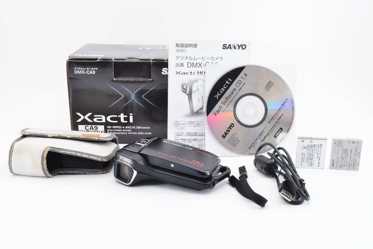 Xacti DMX-CA9 SANYO ブラック ☆極上品☆ ビデオ ☆極上美品☆ サンヨー