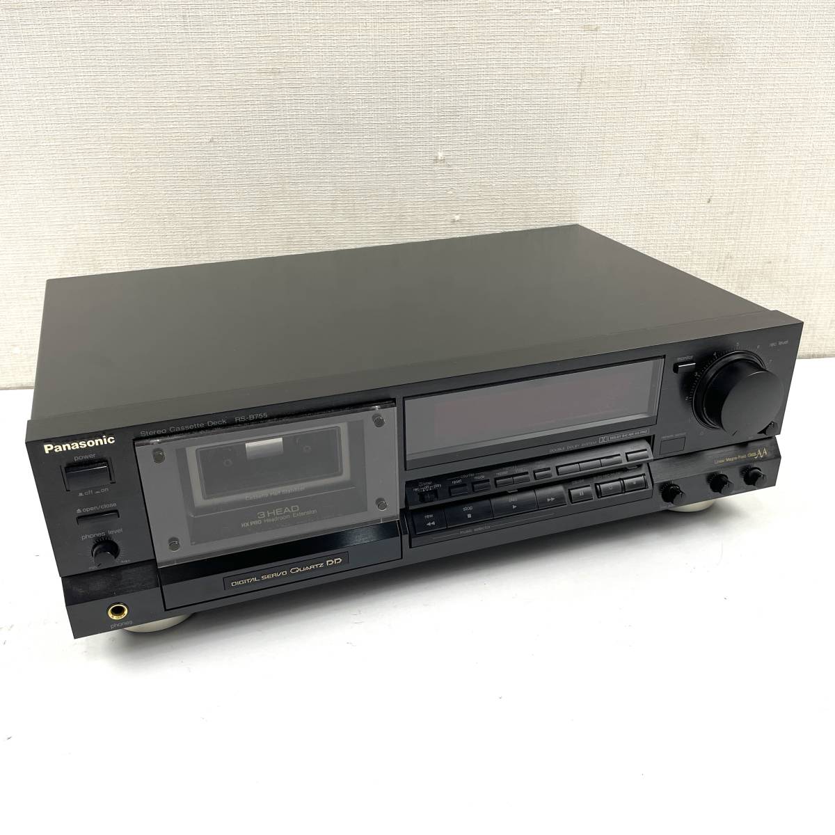Panasonic カセットデッキ RS-B755 パナソニック【欠品あり】北TO2
