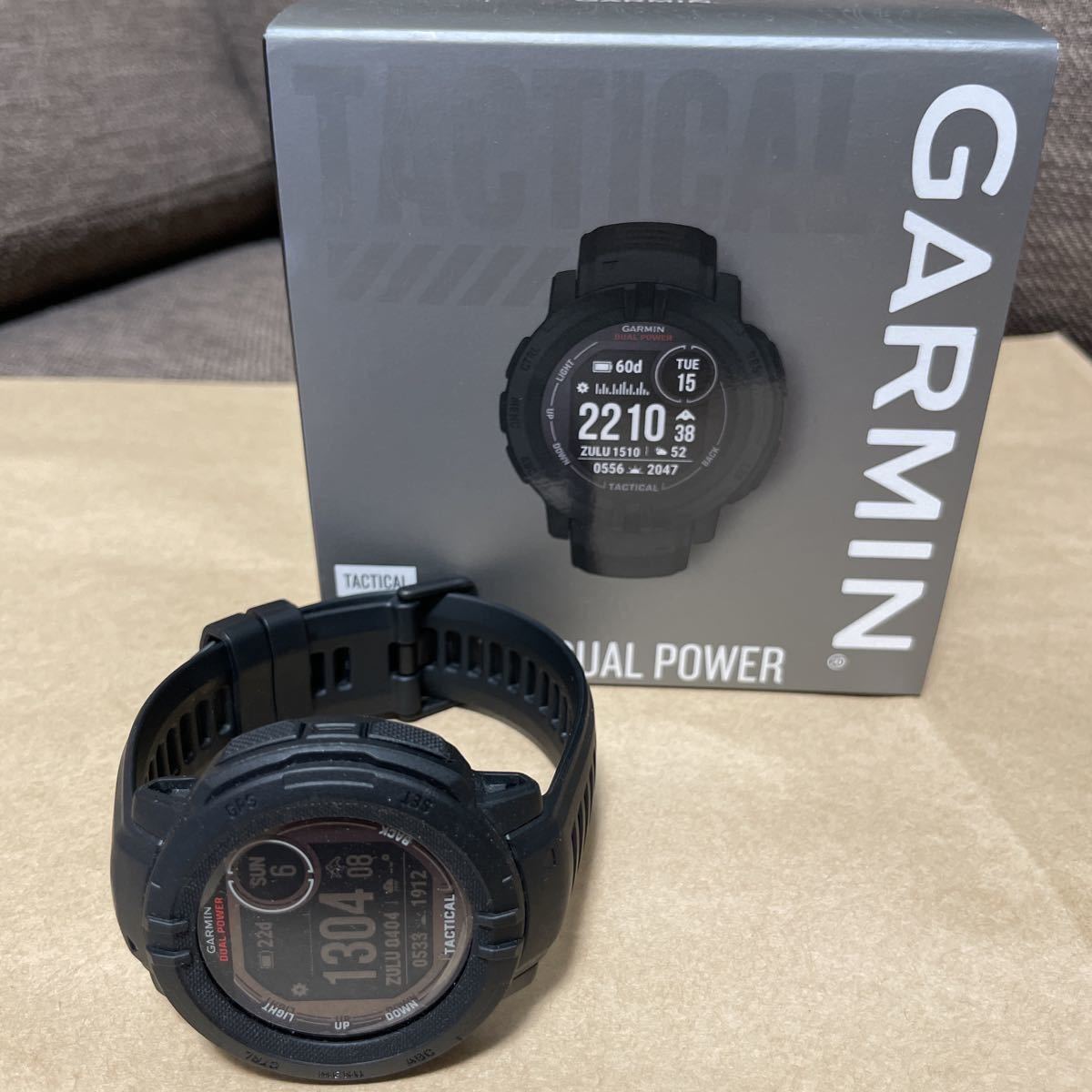 中古】GARMIN(ガーミン) Instinct 2 Dual Power Tactical Edition  