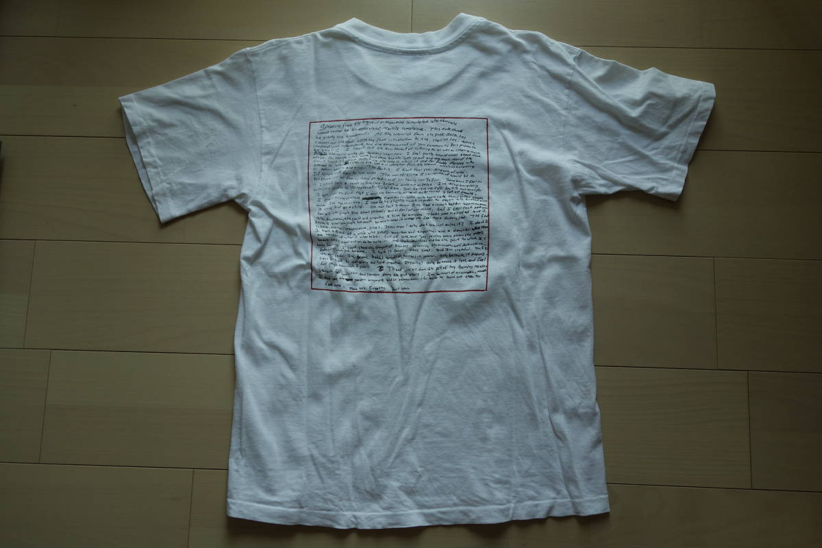Vintage USA製 90s KURT D COBAIN 両面プリント Tシャツ 白 M