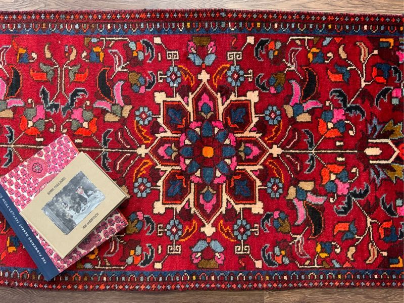 189×77cm【パキスタン手織り絨毯　ランナー】 ペルシャ絨毯 189×77cmパキスタン手織り絨毯 ランナー ペルシャ絨毯 189×77cm