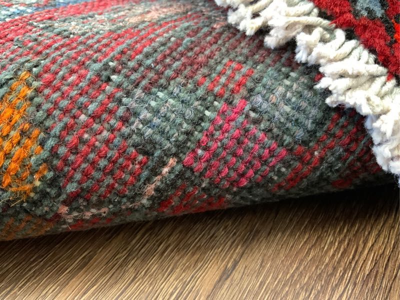 189×77cmパキスタン手織り絨毯 ランナー ペルシャ絨毯 189×77cm