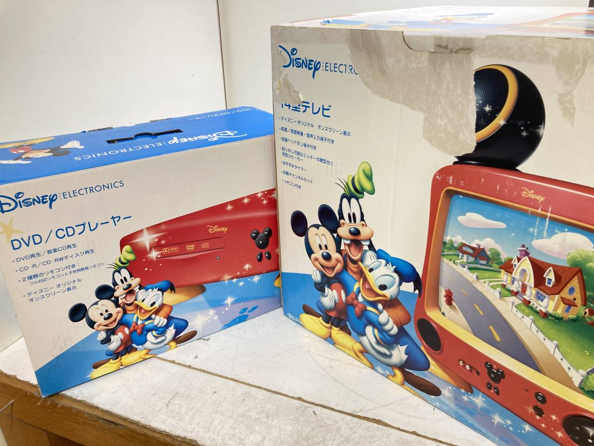 美品完動品 Disney 14型ブラウン管テレビ ➕DVDプレーヤー 【公式通販】