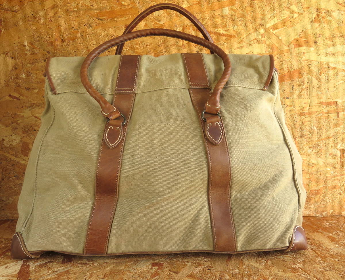 新品☆名作 RRL HICKS CANVAS OVERNIGHTBAG ダブルアールエル RALPH 