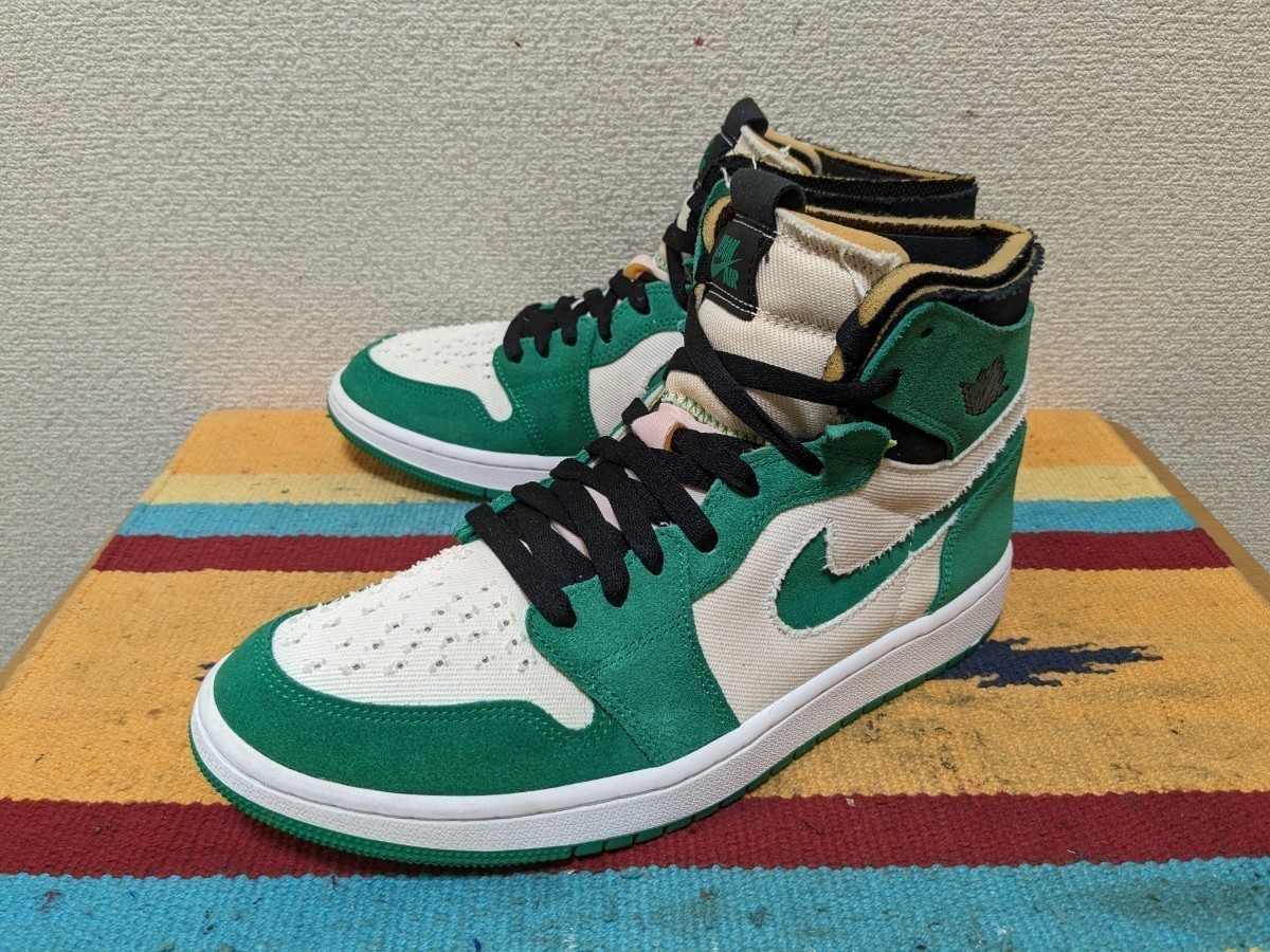 19年製！☆美品！ エア ジョーダン 1 zoom cmft 緑×白 セルティックス 