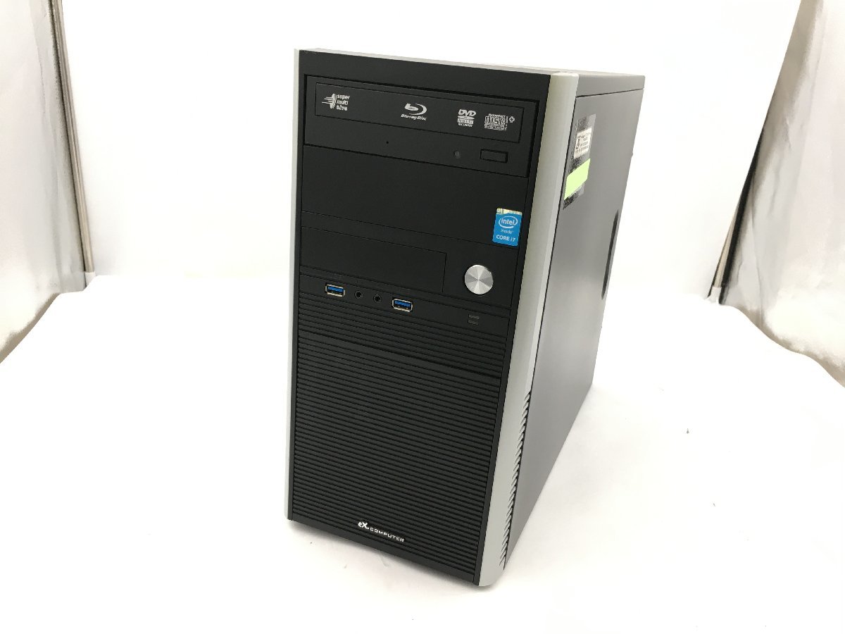 ♪△【TSUKUMO ツクモ】デスクトップPC/Core i7 4790(第4世代)/HDD 1TB 