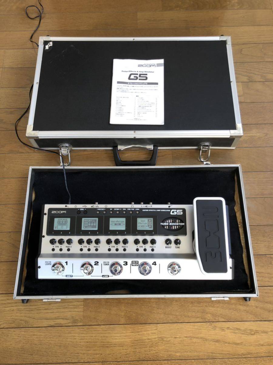 ギター zoom G5 マルチエフェクター
