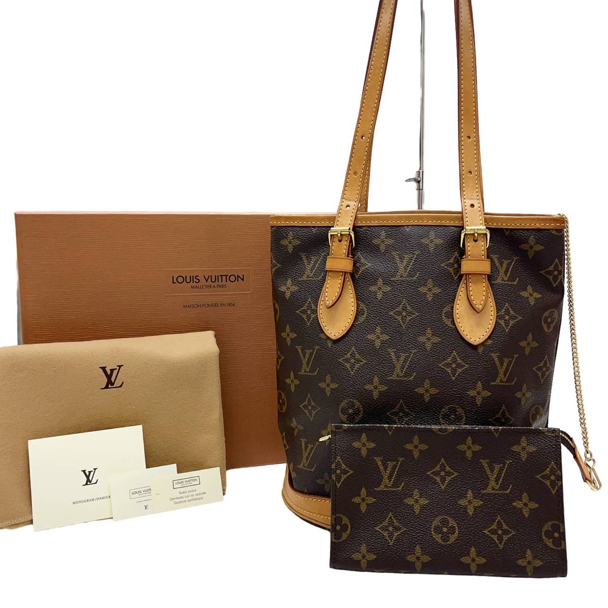 □LOUIS VUITTON ルイヴィトン モノグラム プチバケット バケットPM 