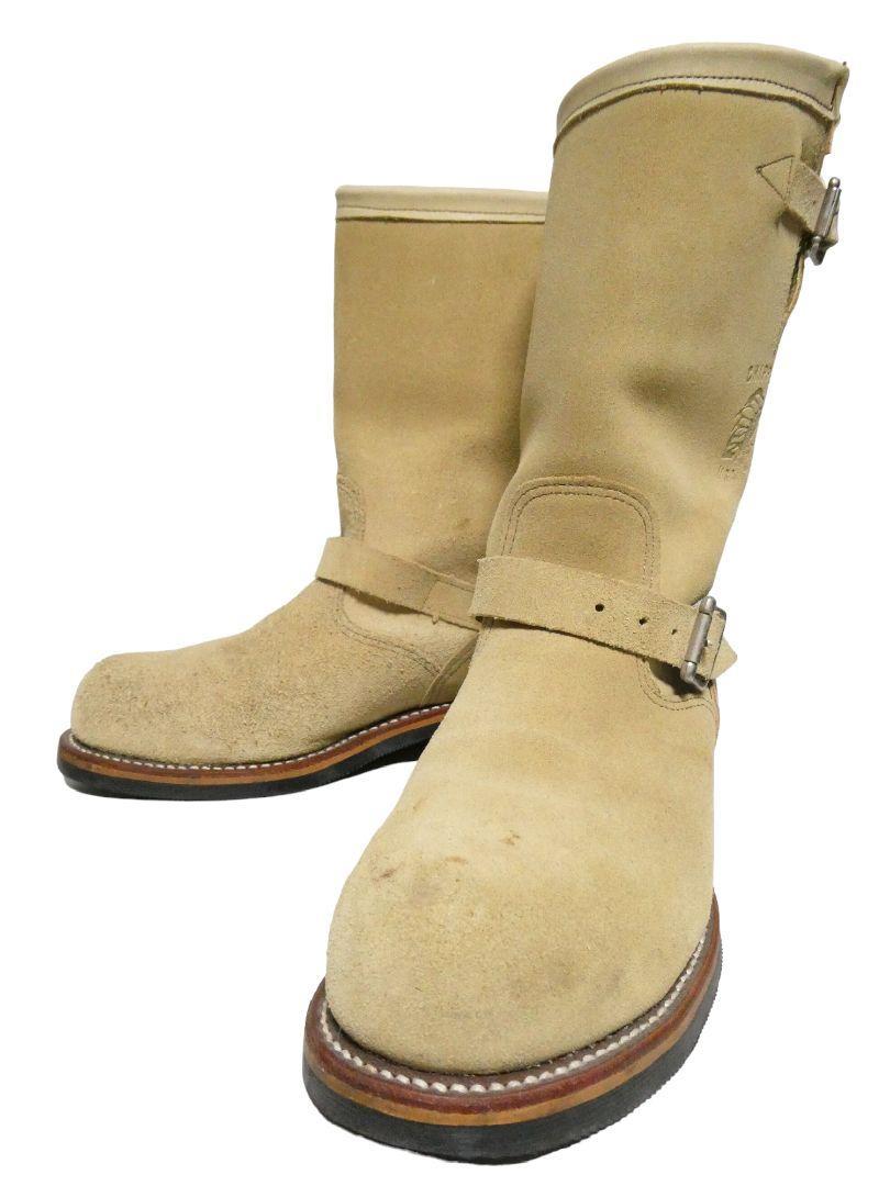 人気モデル！ベージュスエード！ビッグサイズ9-1/2E！チペワCHIPPEWA 