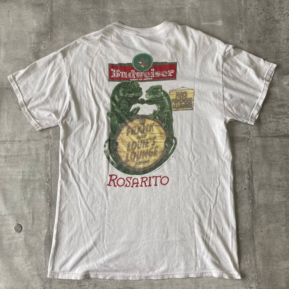 1円 90s Budweiser イグアナ vintage Tシャツ バドワイザー ビンテージ 