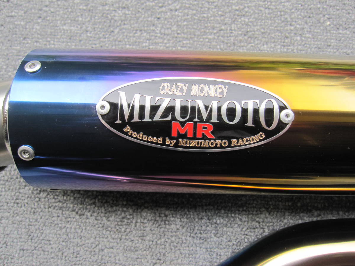 新品 最終出品 水本レーシング オリジナル 超軽量 フルチタンマフラー 