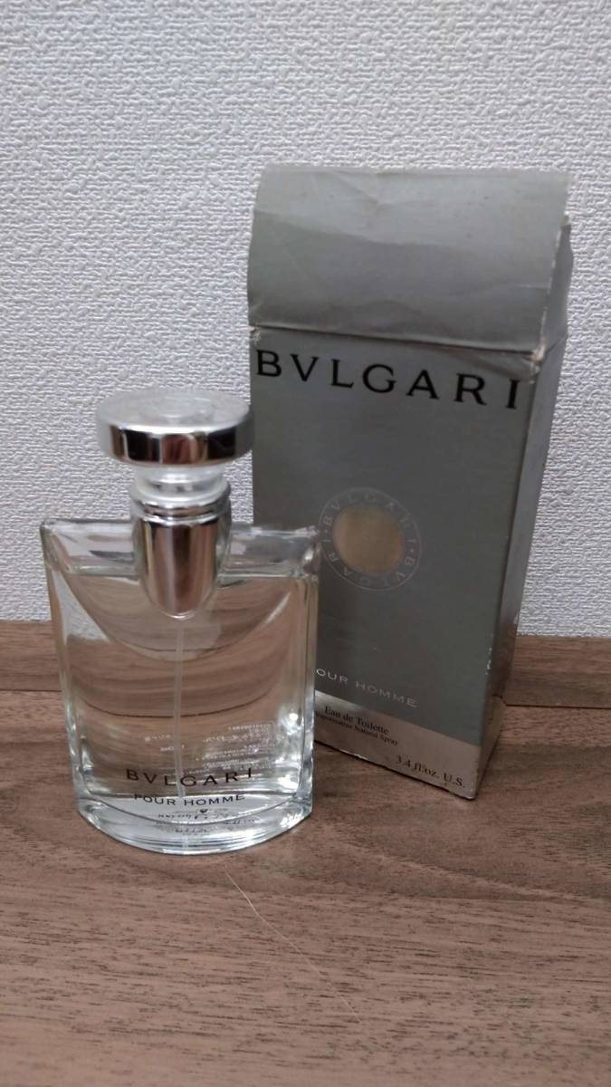 送料無料，低価】 残量約9割程度 BVLGARI ブルガリ POUR HOMME