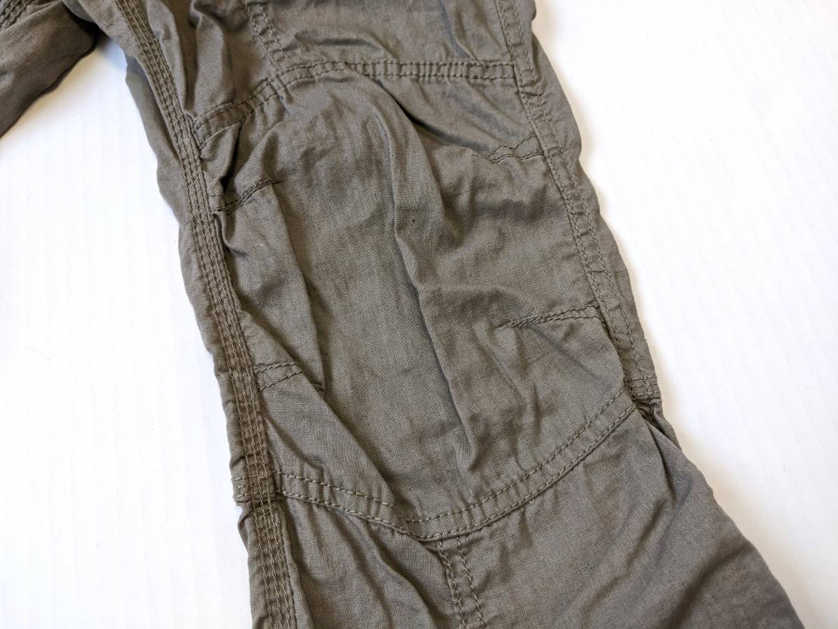 G.O.A Parachute Cotton linen Cargo Pants F ゴア アーカイブ