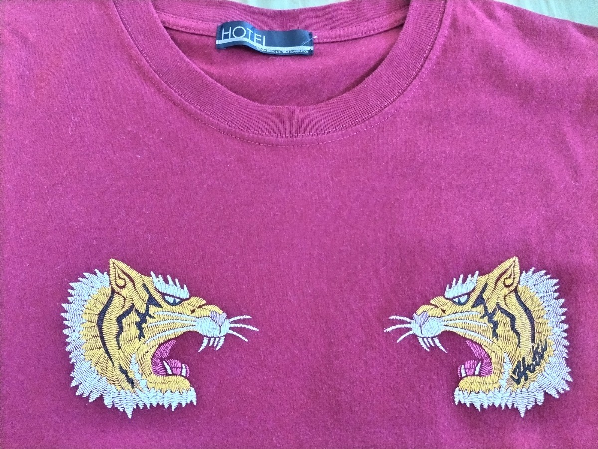 布袋寅泰 ファンクラブ限定ライブ G柄ギター 刺繍Tシャツ XLサイズ