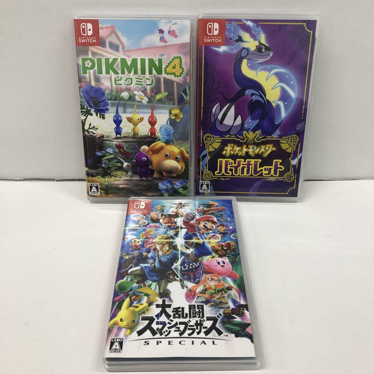 ポケモン Switch ソフト 4本セット 1円～】Nintendo Switchソフト3本 