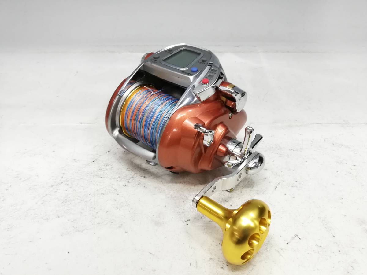 B7-301　動作確認済　Daiwa/ダイワ　船用電動リール　SEABORG/MEGATWIN　メガツインシーボーグ　750　アルミノブ【中古品】