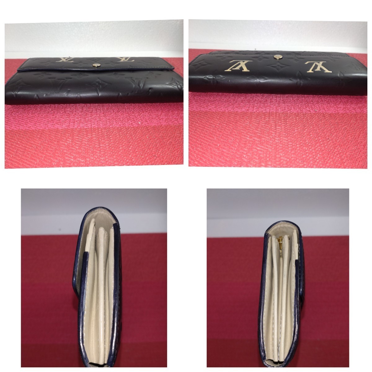 1円】ルイヴィトン LOUIS VUITTON ヴェルニ長財布 レディース 
