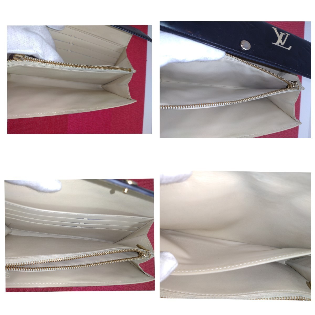 1円】ルイヴィトン LOUIS VUITTON ヴェルニ長財布 レディース 