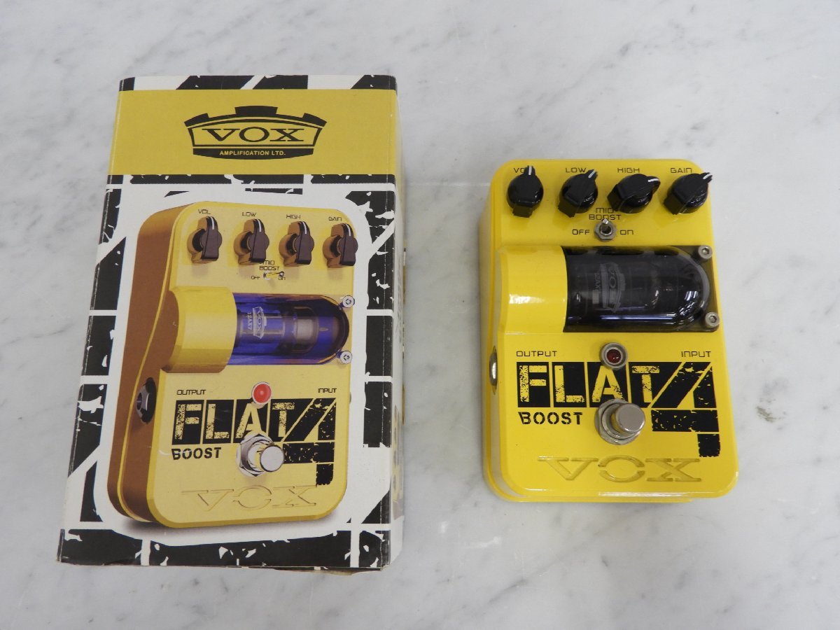 ☆ VOX FLAT4 BOOST TG1-FL4BT 真空管フルレンジブースター