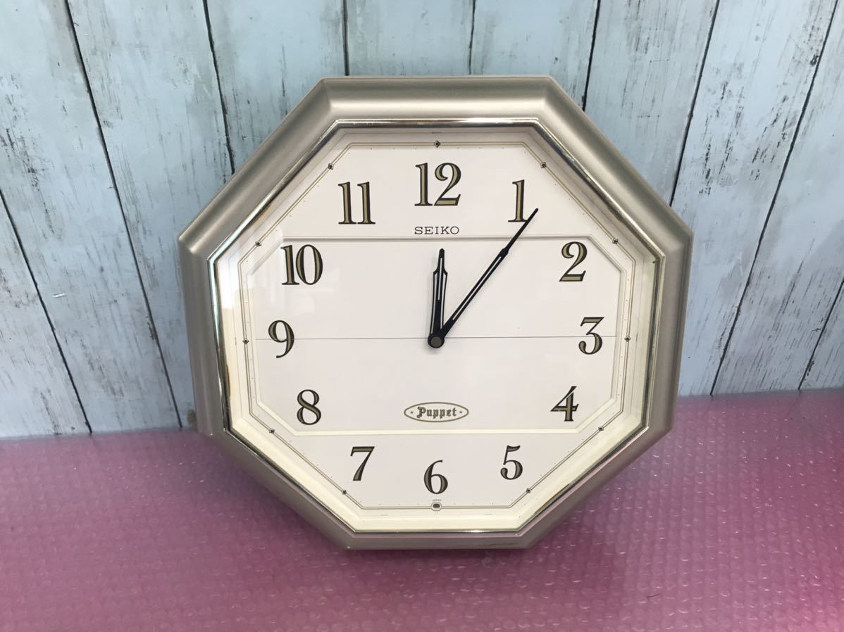 SEIKO セイコー 壁掛け時計 Puppet 掛け時計 clock 電池式 SEIKO セイコー 壁掛け時計 Puppet 掛け時計 clock 電池式