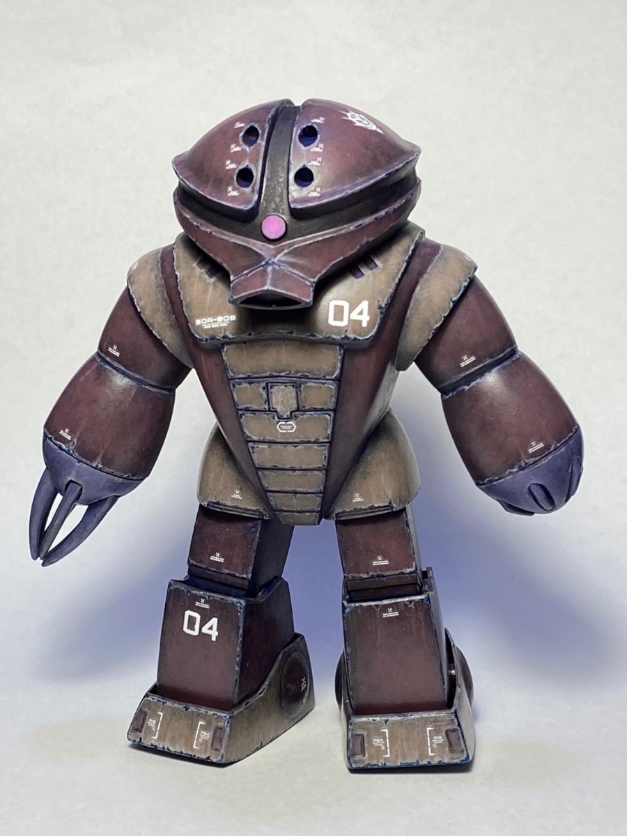 1/144スケール ジオン軍重モビルスーツ水陸両用タイプ アッガイ 塗装