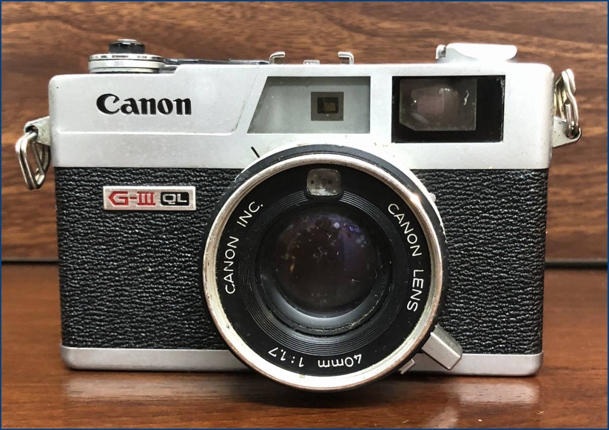 Canonet Canon QL17 キャノン G-Ⅲ QL 1円スタート キャノネット 1円 