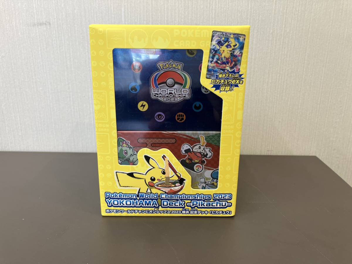 【得価，SALE】 ポケモンカード ポケモン ワールド チャンピオンシップス 2023 横浜 記念デッキ ピカチュウ Pokemon YOKOHAMA ⑥(パック、ボックス、特殊セット)｜売買されたオークション情報、yahooの商品情報を パック、ボックス、特殊セット