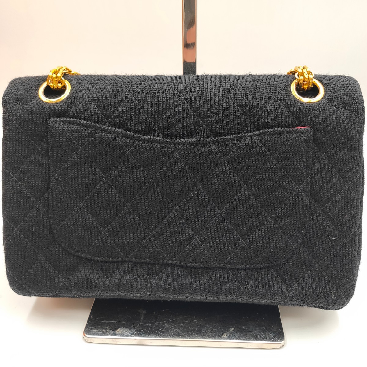 ☆極美品☆ CHANEL シャネル マトラッセ コットン ダブルフラップ 