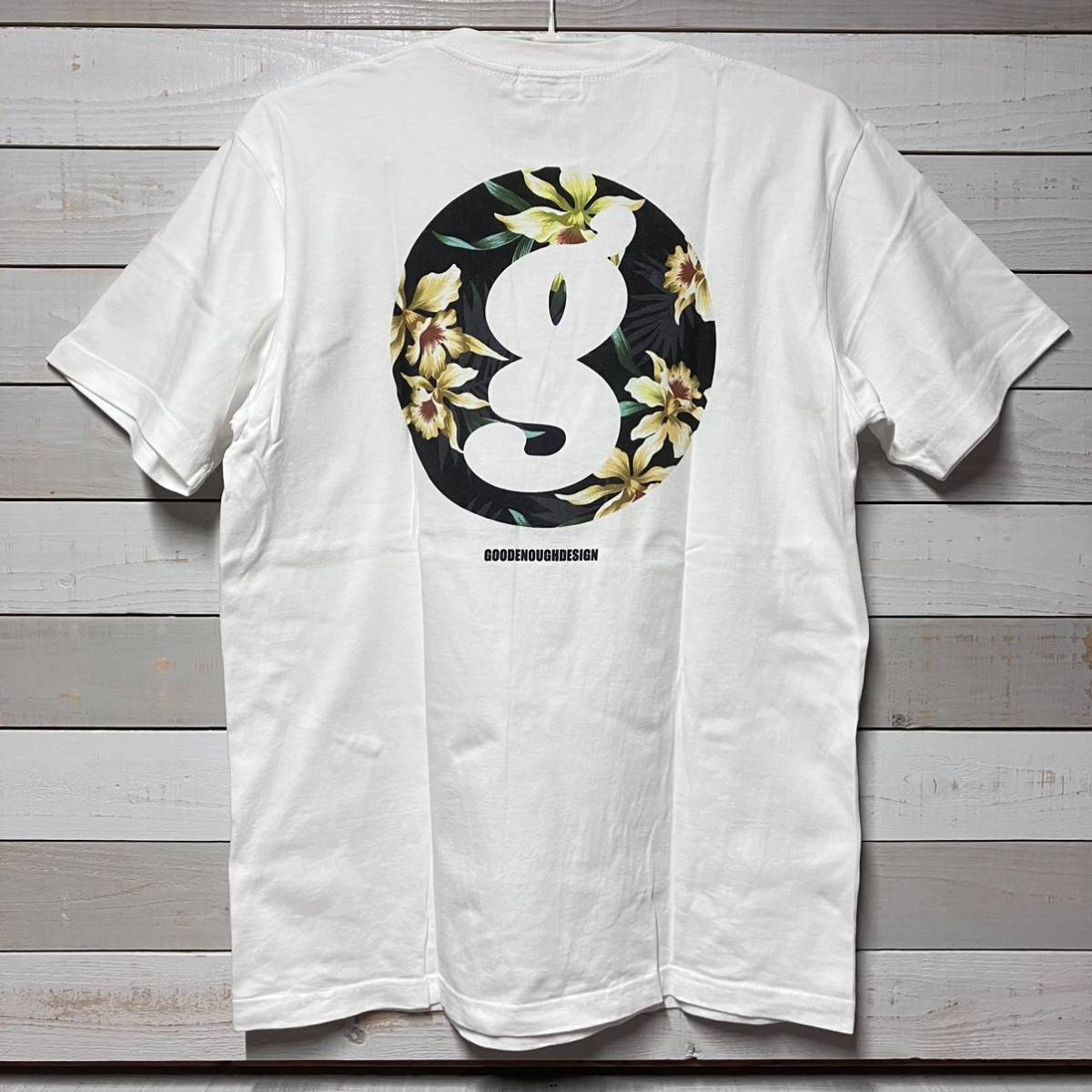 送料無料 SIZE L GOODENOUGH GRAM G TEE TSHIRT WHITE グッドイナフ Tシャツ ホワイト