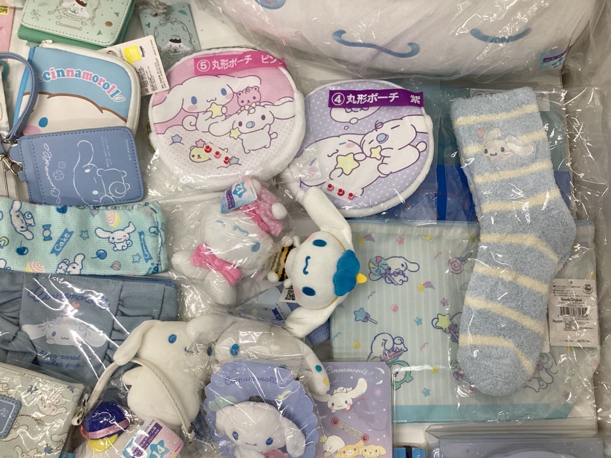シナモン グッズ まとめ売り 現状】Sanrio サンリオ キャラ分け シナモロール グッズ まとめ売り A