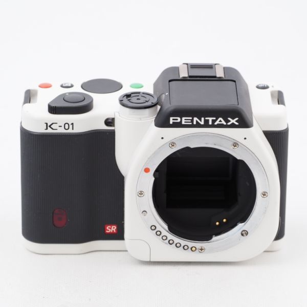 PENTAX ペンタックス K-01 ボディ ホワイト/ブラック 難あり品 #7621 