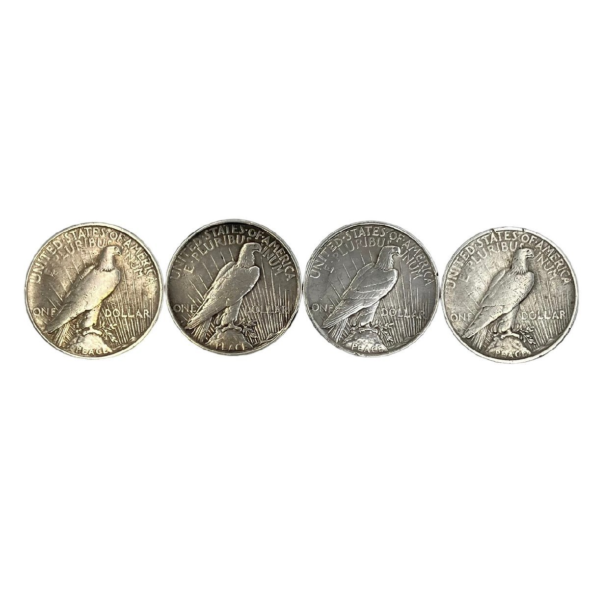 1923 年アメリカピースドル1$銀貨トーンコイン、旧硬貨 アメリカ