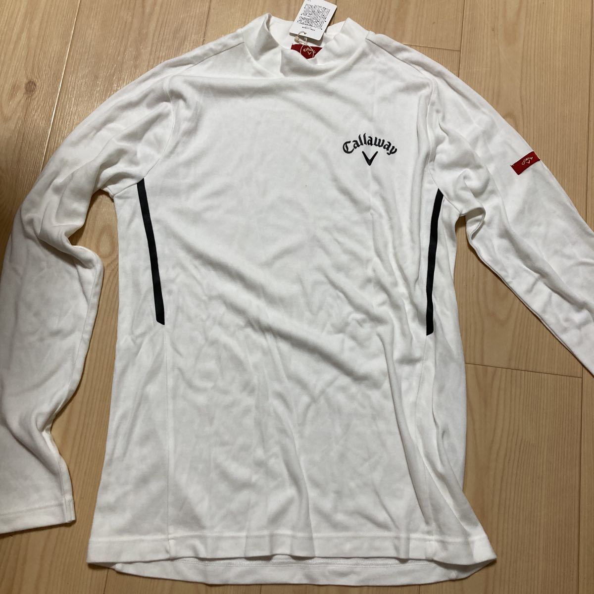 callaway キャロウェイ　ハイネックシャツ　新品　ホワイト　長袖シャツ